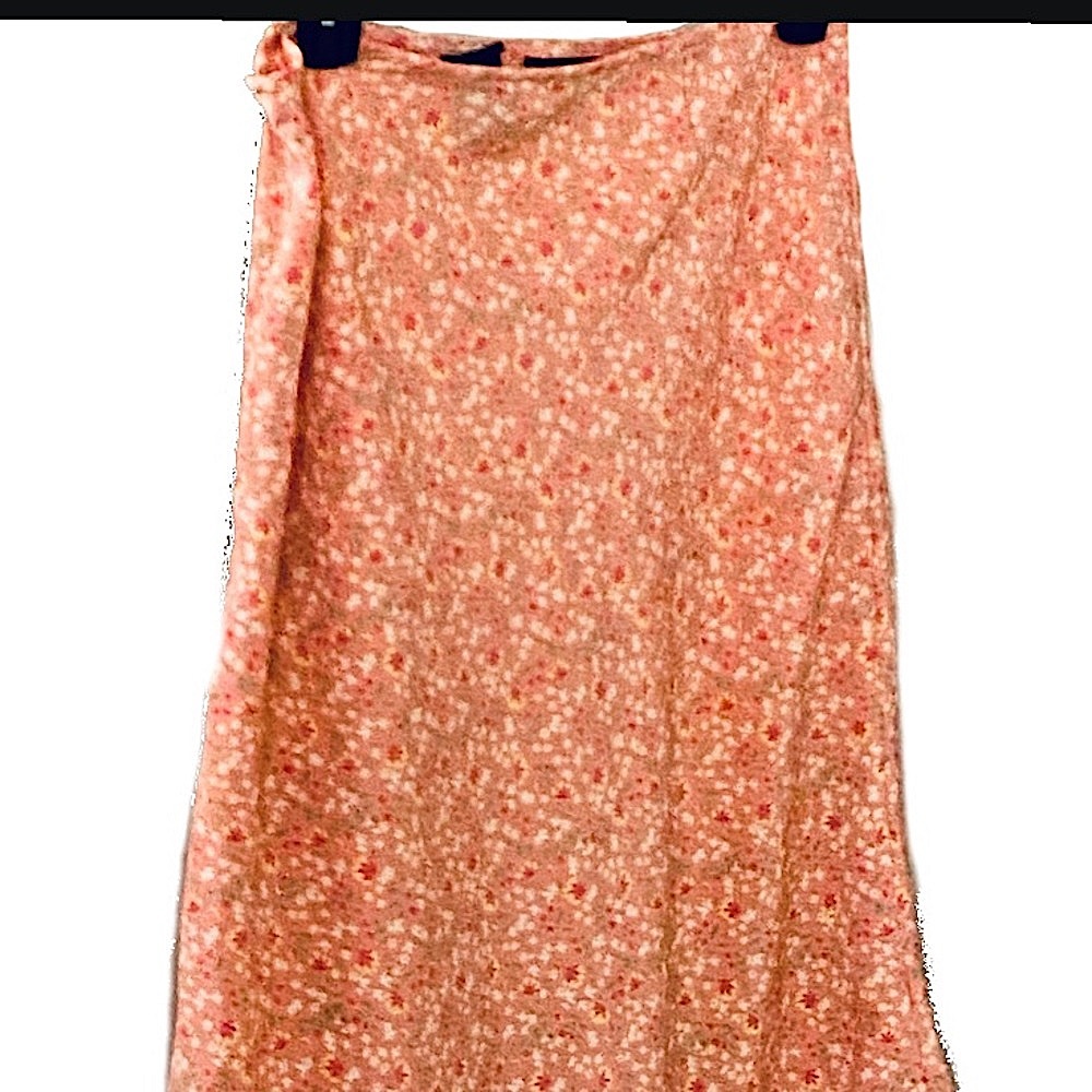 Express Floral Midi Skirt